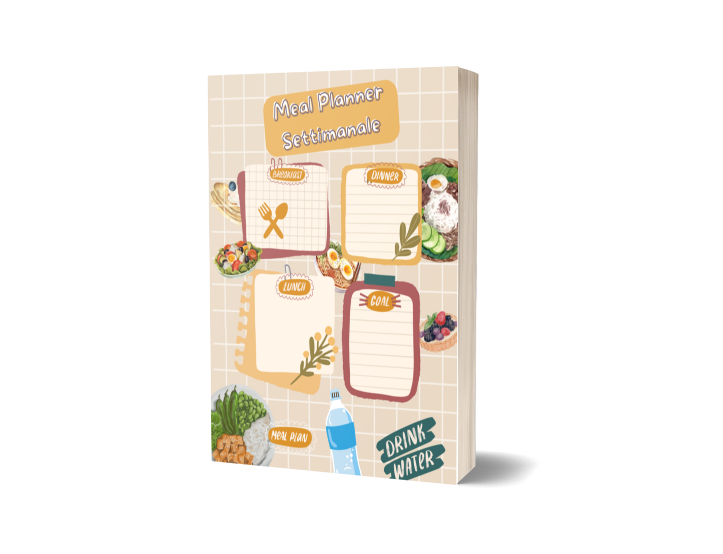 📅 Meal Planner Settimanale – Organizza i Tuoi Pasti e la Spesa in Modo Facile e Veloce!