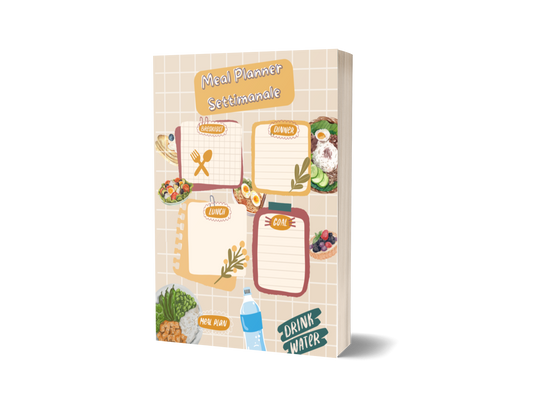 📅 Meal Planner Settimanale – Organizza i Tuoi Pasti e la Spesa in Modo Facile e Veloce!