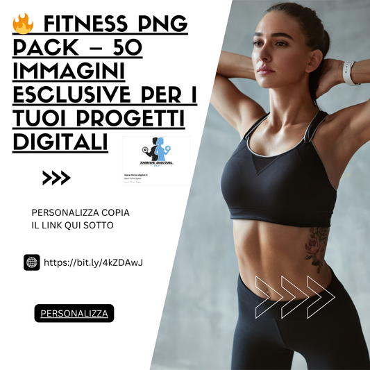 🔥 Fitness PNG Pack – 50 Immagini Esclusive per i Tuoi Progetti Digitali